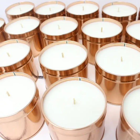 Luxury Soy Tinned Candle 250g Rose Gold