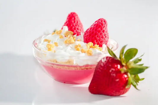 Strawberry Delight Mini Dessert Candle Bowl